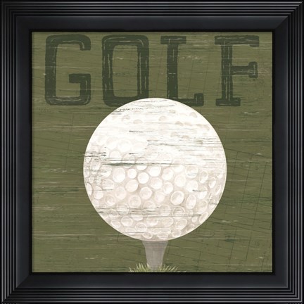 Framed Golf Days XI-Golf Print