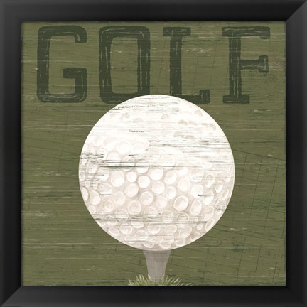 Framed Golf Days XI-Golf Print