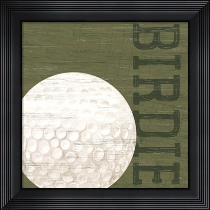 Framed Golf Days XIII-Birdie Print