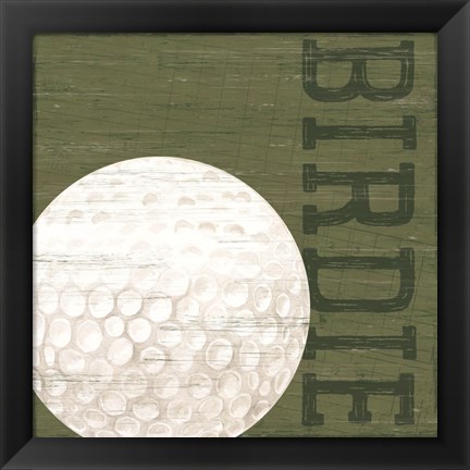 Framed Golf Days XIII-Birdie Print