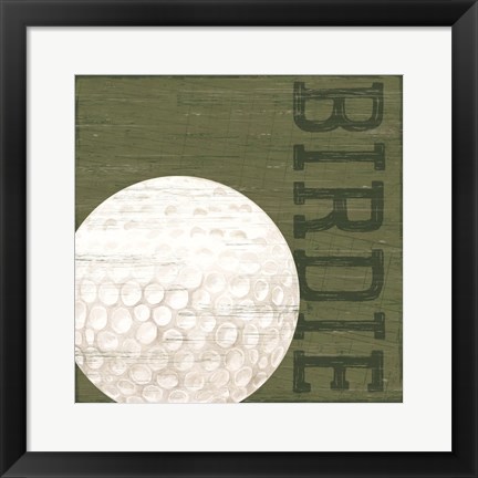 Framed Golf Days XIII-Birdie Print