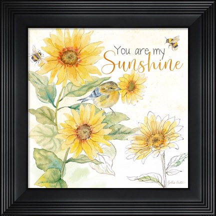 Framed Be My Sunshine IV Print