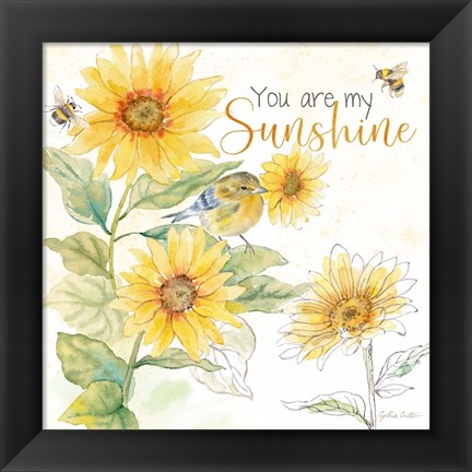 Framed Be My Sunshine IV Print