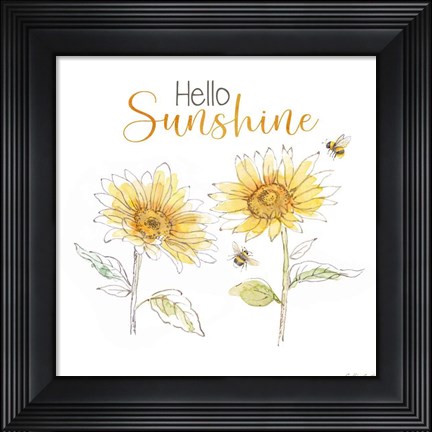 Framed Be My Sunshine VII Print
