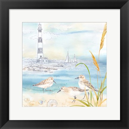 Framed By the Seashore IV Print