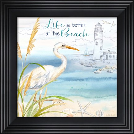 Framed By the Seashore VIII Print