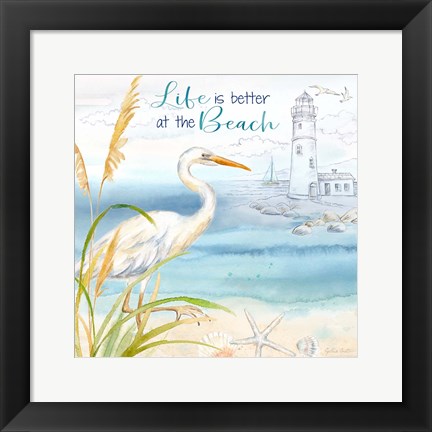 Framed By the Seashore VIII Print