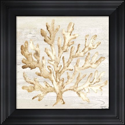 Framed Calm Shores V Print