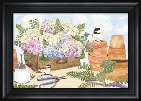 Framed In My Garden I Print