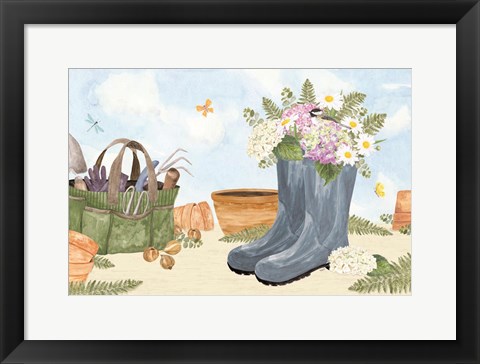 Framed In My Garden II Print