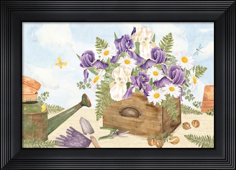 Framed In My Garden IV Print