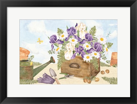 Framed In My Garden IV Print