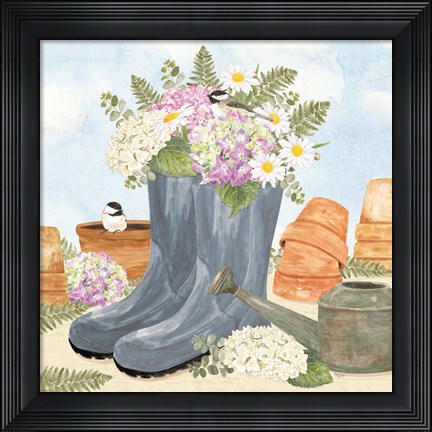 Framed In My Garden VI Print