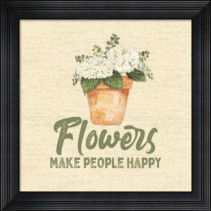 Framed In My Garden IX Print