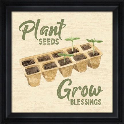 Framed In My Garden X Print