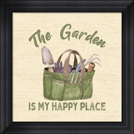 Framed In My Garden XI Print