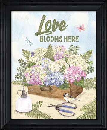 Framed In My Garden XVIII Print