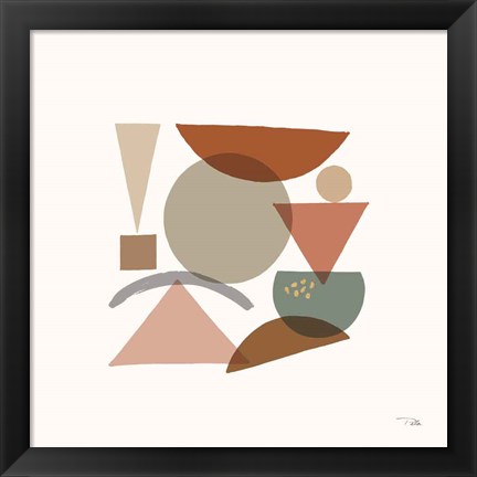 Framed Geo Metrical III Print