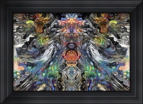 Framed At the Bottom of the Cenote Print