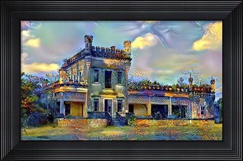 Framed El Mante Tamaulipas Mexico Castle of Nueva Apolonia Print