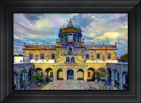 Framed Guadalajara Jalisco Mexico Hospicio Cabanas Print