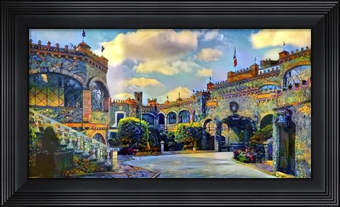 Framed Guanajuato Mexico Castillo de Santa Cecilia interior Print