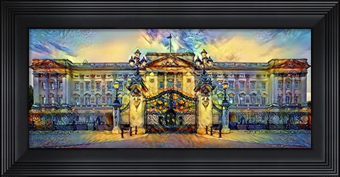 Framed London England Buckingham Palace Print