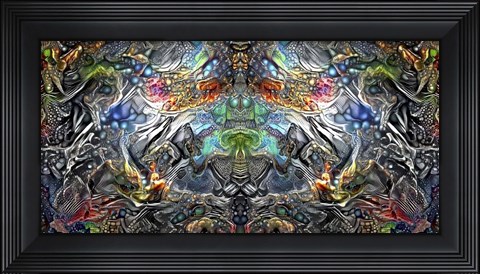 Framed Maria Sabinas Trance Print