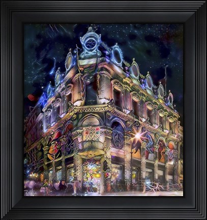 Framed Mexico City Estanquillo Museum Print