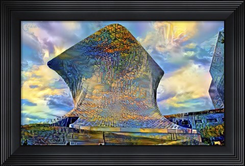 Framed Mexico City Soumaya Museum Print