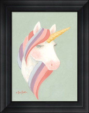 Framed Unicorn Print