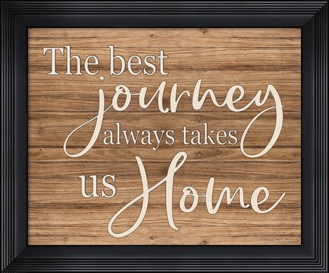 Framed Best Journey Print