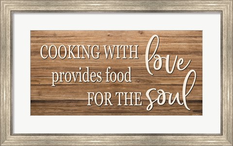 Framed Cooking with Love Print