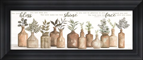 Framed Lord Bless You Print