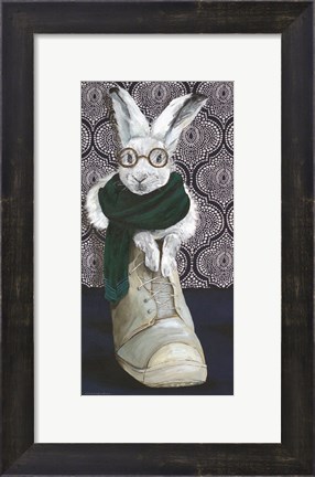 Framed Bunny Boots 2 Print