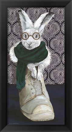 Framed Bunny Boots 2 Print