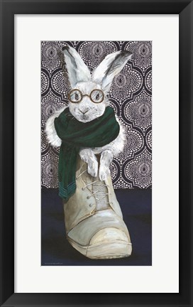 Framed Bunny Boots 2 Print