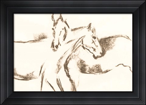 Framed Filly Friends Print