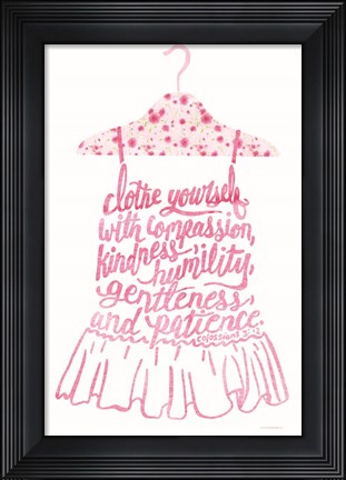 Framed Clothe Yourself Print