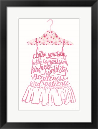 Framed Clothe Yourself Print