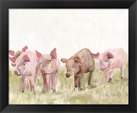 Framed This Little Piggie? Print