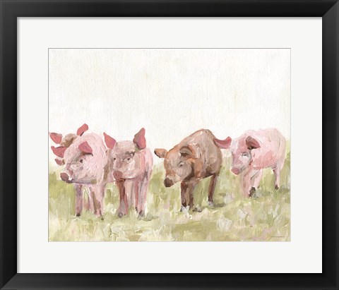 Framed This Little Piggie? Print