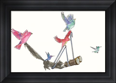Framed Bird Watching Print
