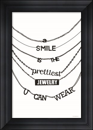 Framed Smile is the Prettiest Print