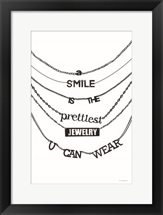 Framed Smile is the Prettiest Print