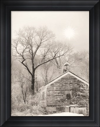 Framed Deserted Schoolhouse Print