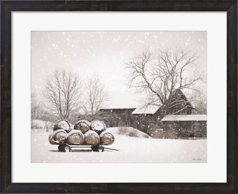 Framed Winter Food Print