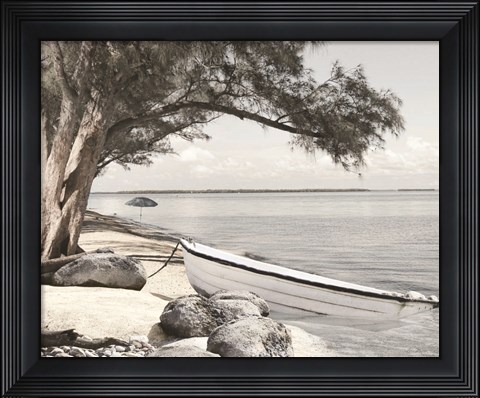 Framed Coastal Blues Print