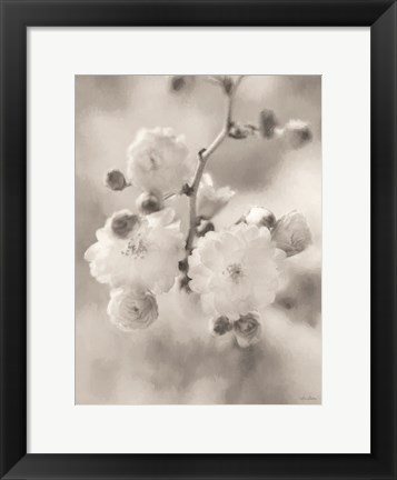 Framed Painted Blossoms I Print