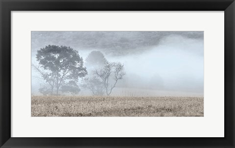 Framed Blue Misty Morning Print